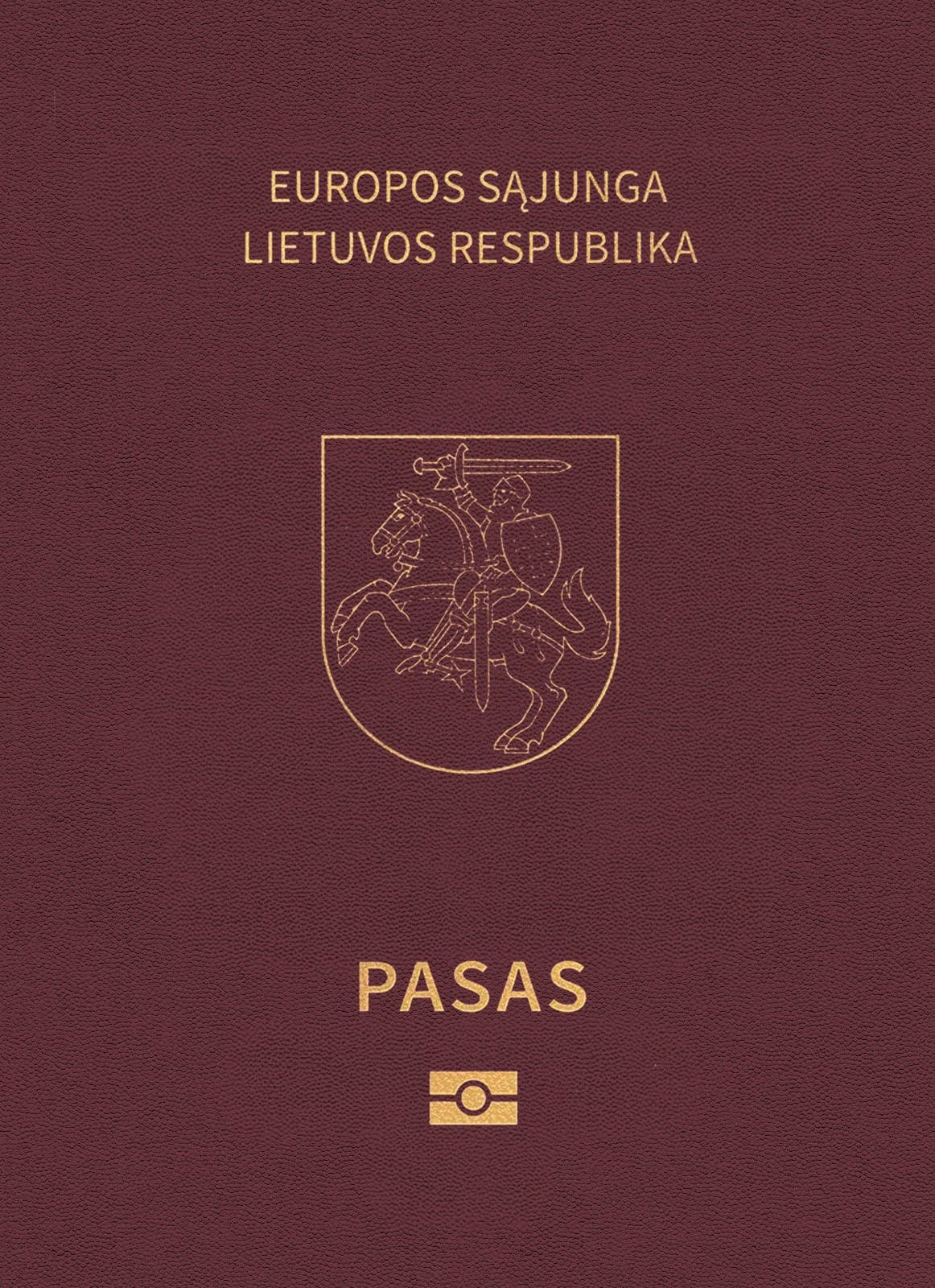Lithuania passport cover